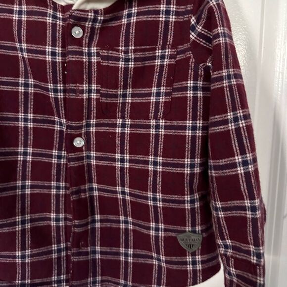 Buffalo David Bitton Hooded Flannel Jacket Size 2T - Picture 8 of 10